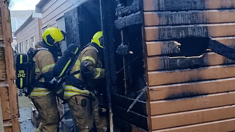 Schuur Volledig Uitgebrand In Krispijn, Vermoeden Van Brandstichting